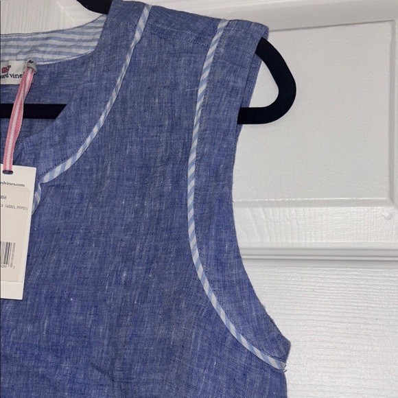 Vineyard Vines Blue Boxy Tank Top - Picture 4 of 6